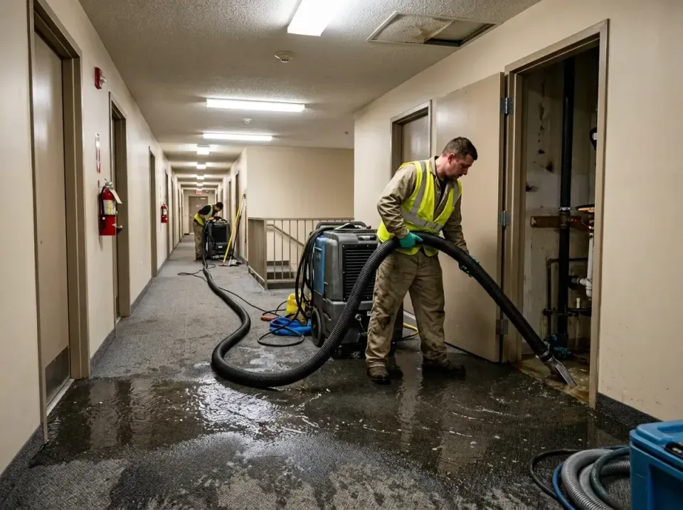 multi-unit-apartment-hallway-f-005 — frequently asked questions, Emergency Burst Pipe Water Extraction & Removal in Wahoo, NE